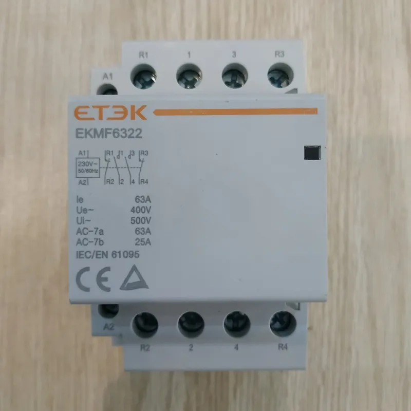 Contactor ETEK 2NO 2NC 63A làm ATS chuyển mạch nhanh