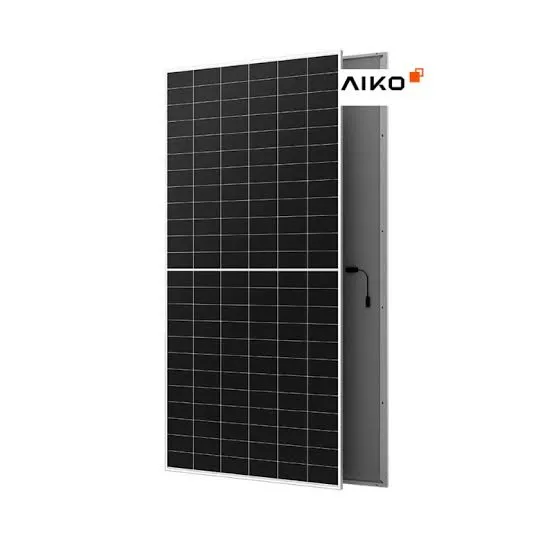 Tấm Pin Năng Lượng Mặt Trời Aiko 655W Hai Mặt Kính